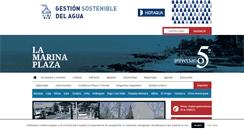 Desktop Screenshot of lamarinaplaza.com